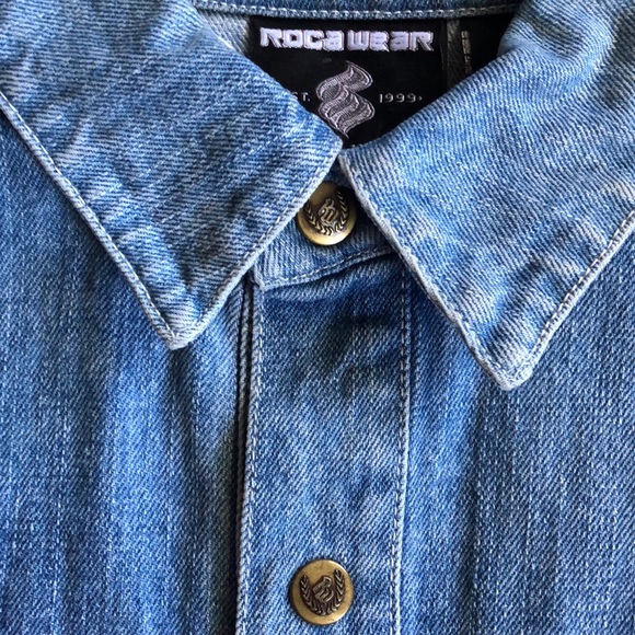 Rocawear Denim Button Down - Picture 4 of 12
